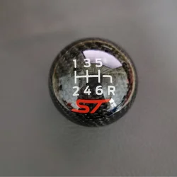 6 Speed Manual For Ford Focus Fiesta RS ST Shift Knob Car Handball Gear Stick Lever Carbon Fibre