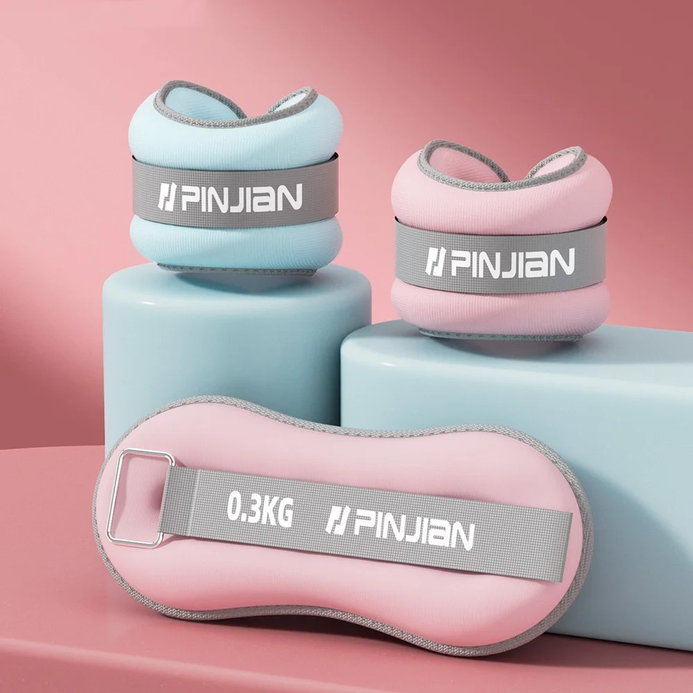 

2 шт. утяжелителей для лодыжек с мягким наполнителем для йоги, бега, фитнеса, тренировок, нескользящие, прочные, для мужчин и женщин
