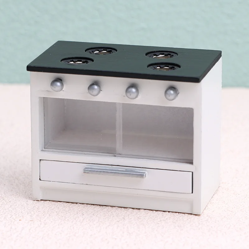 1:12 Mobili da cucina in miniatura Casa delle bambole Piano cottura Lavello Mobili in miniatura Figurine Accessori per casa delle bambole Regali fatti a mano