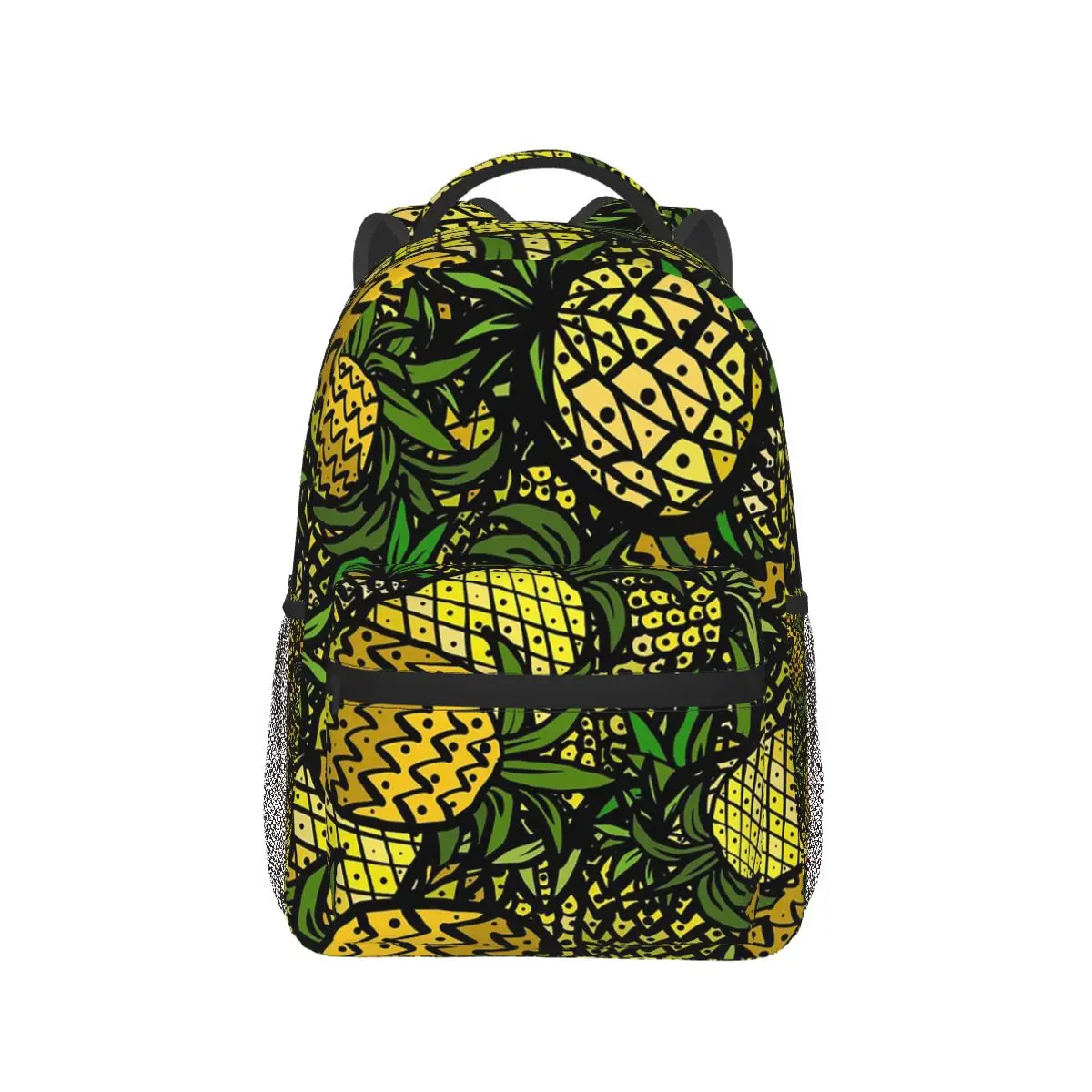 Pineapple Tropical Fruit Backpack Hot Sale Daypack Large Capacity Boys Girls BookBag School Bag Shoulder Bags for Men Women