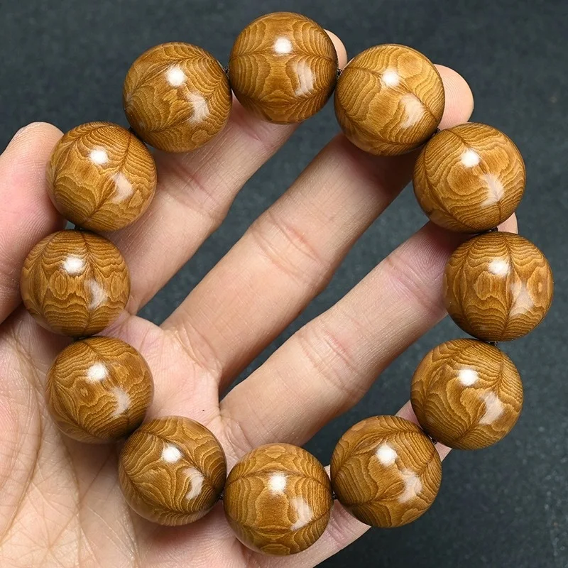 

Six Wooden Buddha Bead Bracelets for Men and Women, 108 Bead Bracelet, Natural Wooden Prayer Beads, Feng Shui Amulet