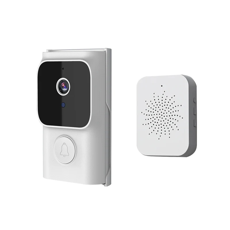 Tuya APP รีโมทคอนโทรล WIFI Wake-up Doorbell Intercom โทรศัพท์ประตูวิดีโอกดเพื่อพูดคุยยินดีต้อนรับ CHIME ประตูกล้อง