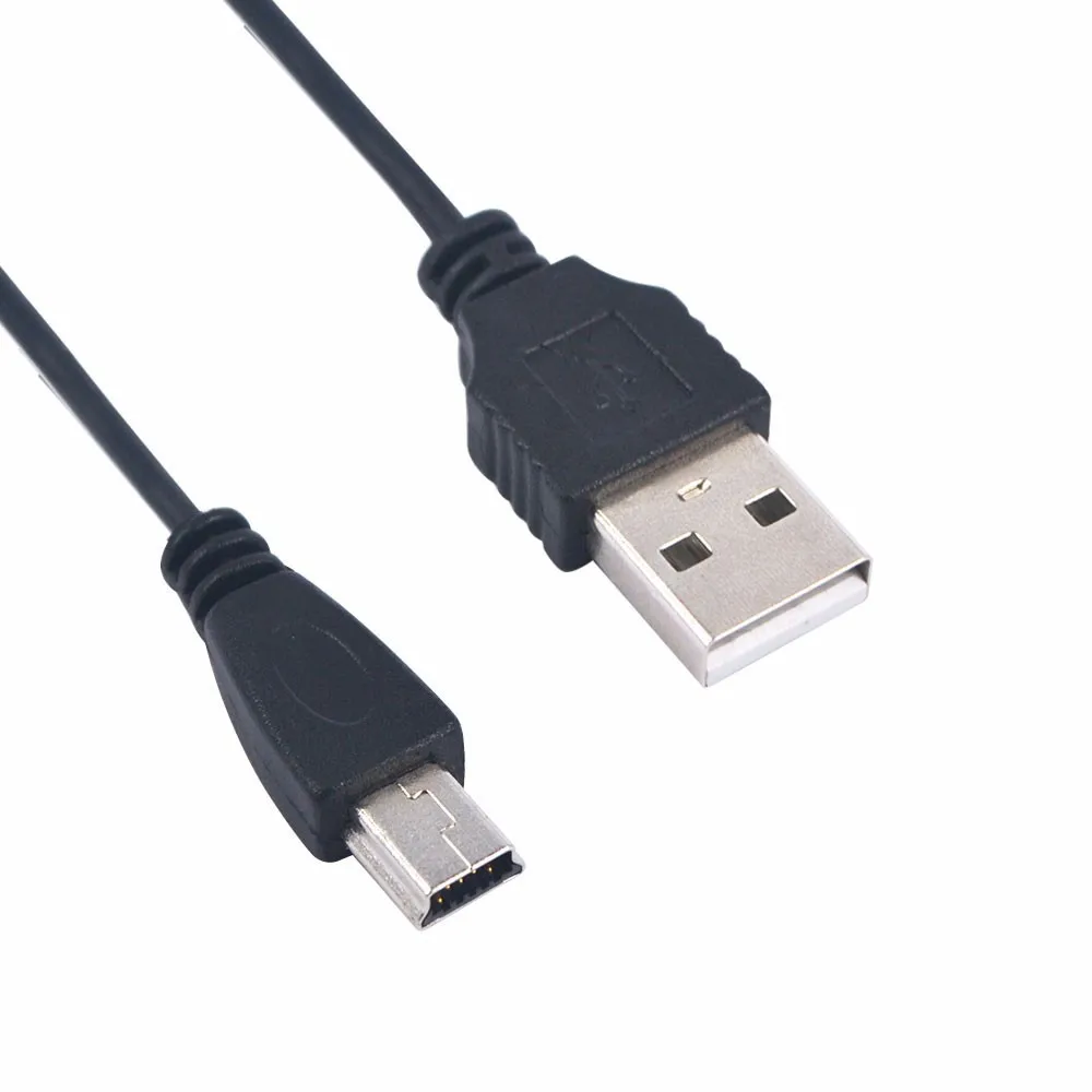 80cm Black Mini Usb Data Dync Charging Cable for MP3 4 Hard Disk Camera Speaker High Quality