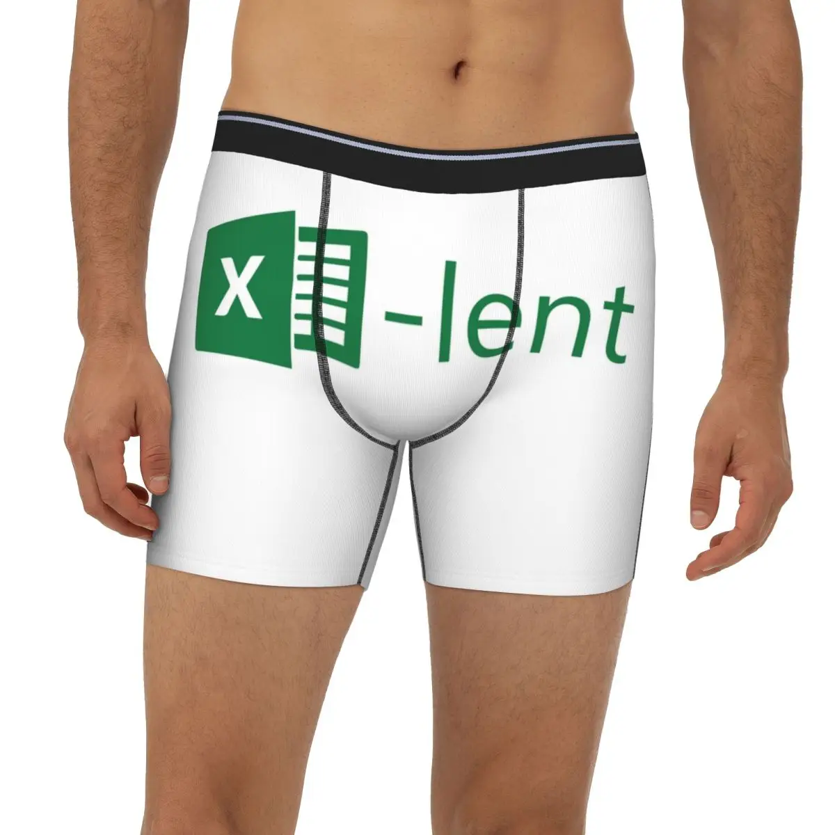 

Excel-lent Long Boxer Underpants Short Men's Panties Comfortable Underwear for Homme Man Boyfriend Gifts