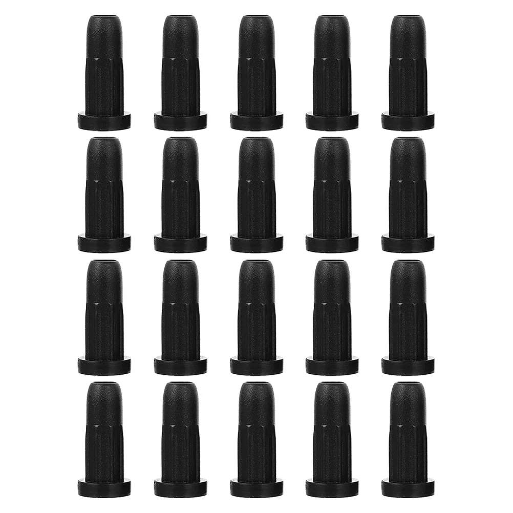 

20 Pcs Caster Rubber Sleeve Protective Cover Roller Chair Office Protectors Pp Plastic Rolling Covers Bottom Floor