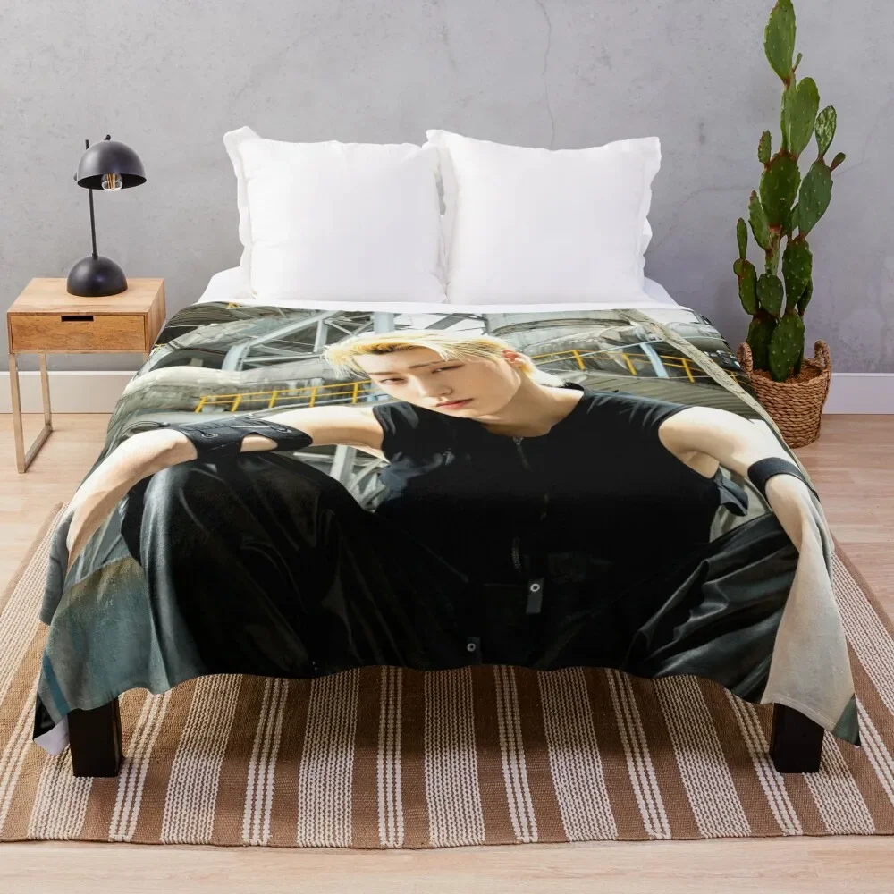 

ATEEZ SAN THE WORLD EP.1 : MOVEMENT GUERRILLA Throw Blanket Soft Warm Blanket Gift for Grandparents