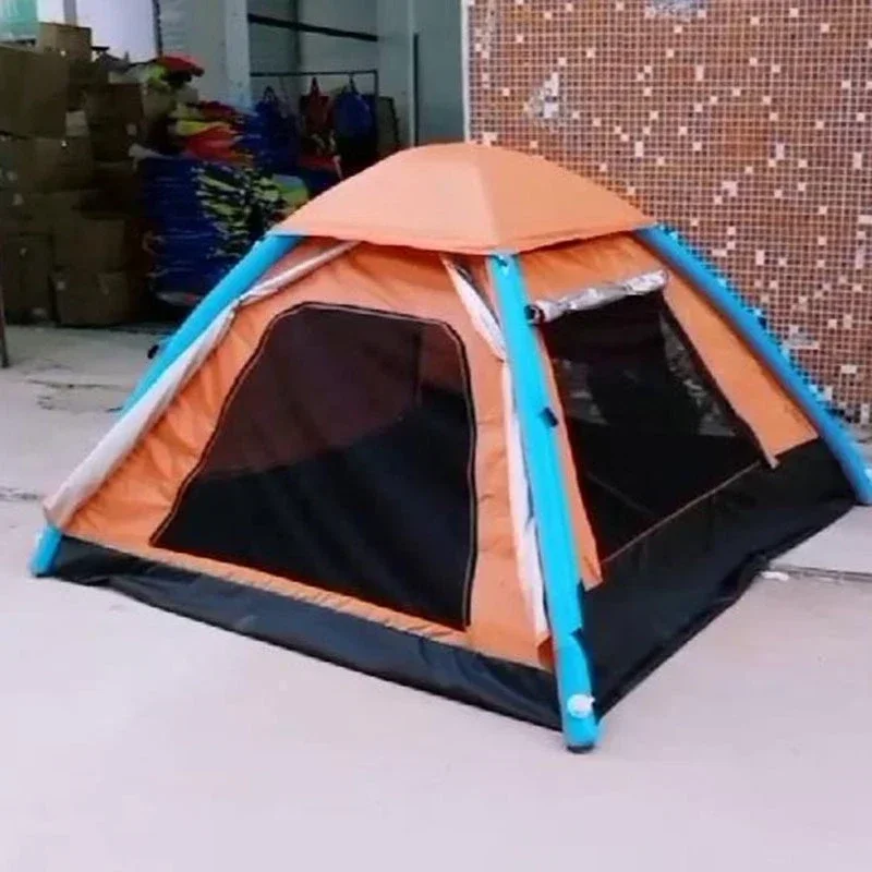 Outdoor tent, camping, quick opening tent, Amazon waterproof, mosquito proof, no need to build integrated inflatable tent