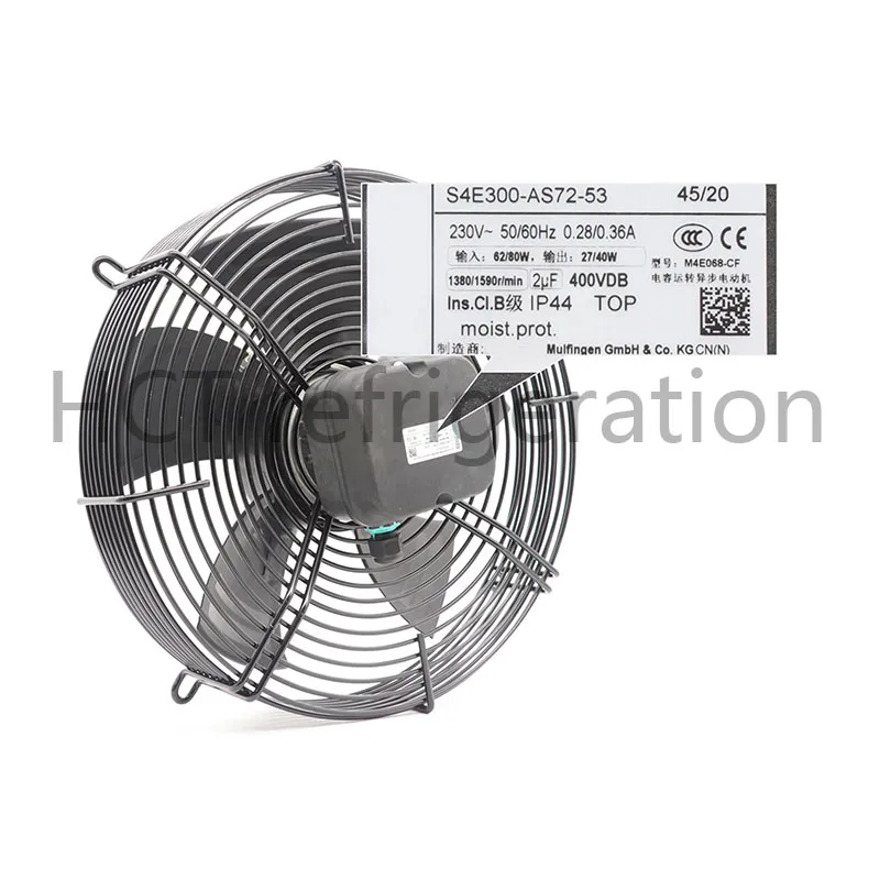 Brand New Genuine!!! Brand New Original S4E300-AS72-53 230V 50/60Hz 0.32/0.40A 70/90W 1350/1500r/min 60Pa Fan