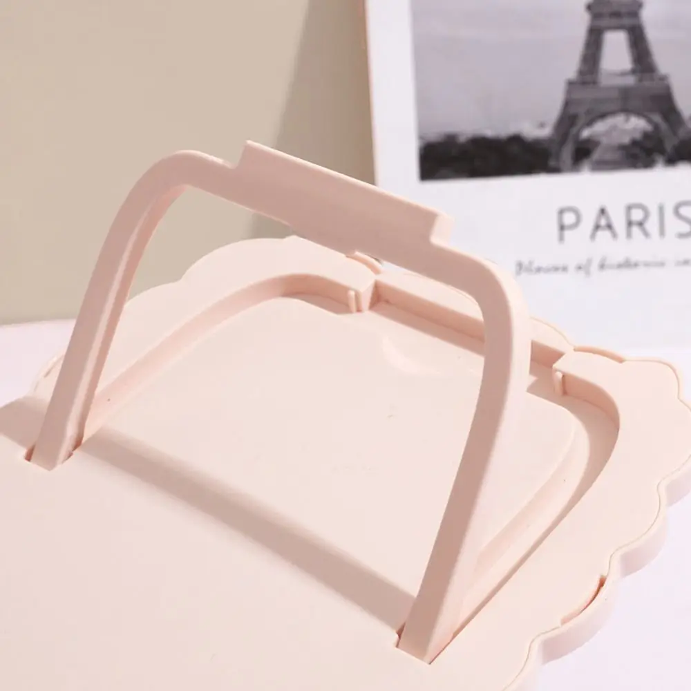 

Gift Cartoon Desktop Stand Mirror Cute Sheep Kawaii Makeup Mirror Dual-purpose Wall-mounted Vanity Mirror Women Girls