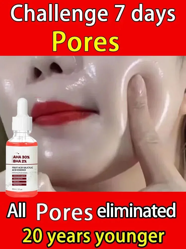 

Skin Care Pore Shrinking Serum Repairs Large Pores Salicylic Acid Face Serum Anti-wrinkle Facial Serum Oil Control Whitening