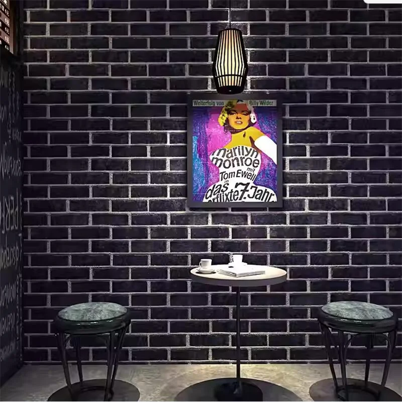 النمط الصيني الجديد نمط الطوب الرجعية الطوب الأحمر الأزرق الطوب العتيقة الطوب خلفية الطوب الثقافي ورق الحائط الخلفية الحجرية #3