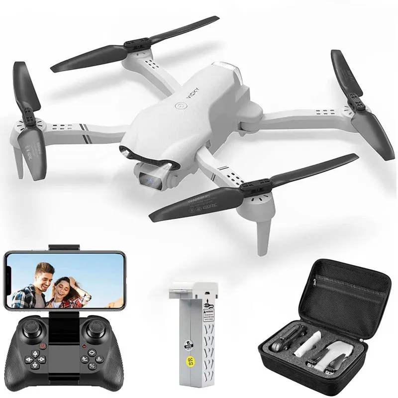 4DRC GPS Drone 4K Professional with 1080P Wide Angle Dual HD Camera FPV Drones Real-time Transmission Quadcopter Gift Toys RC 2k