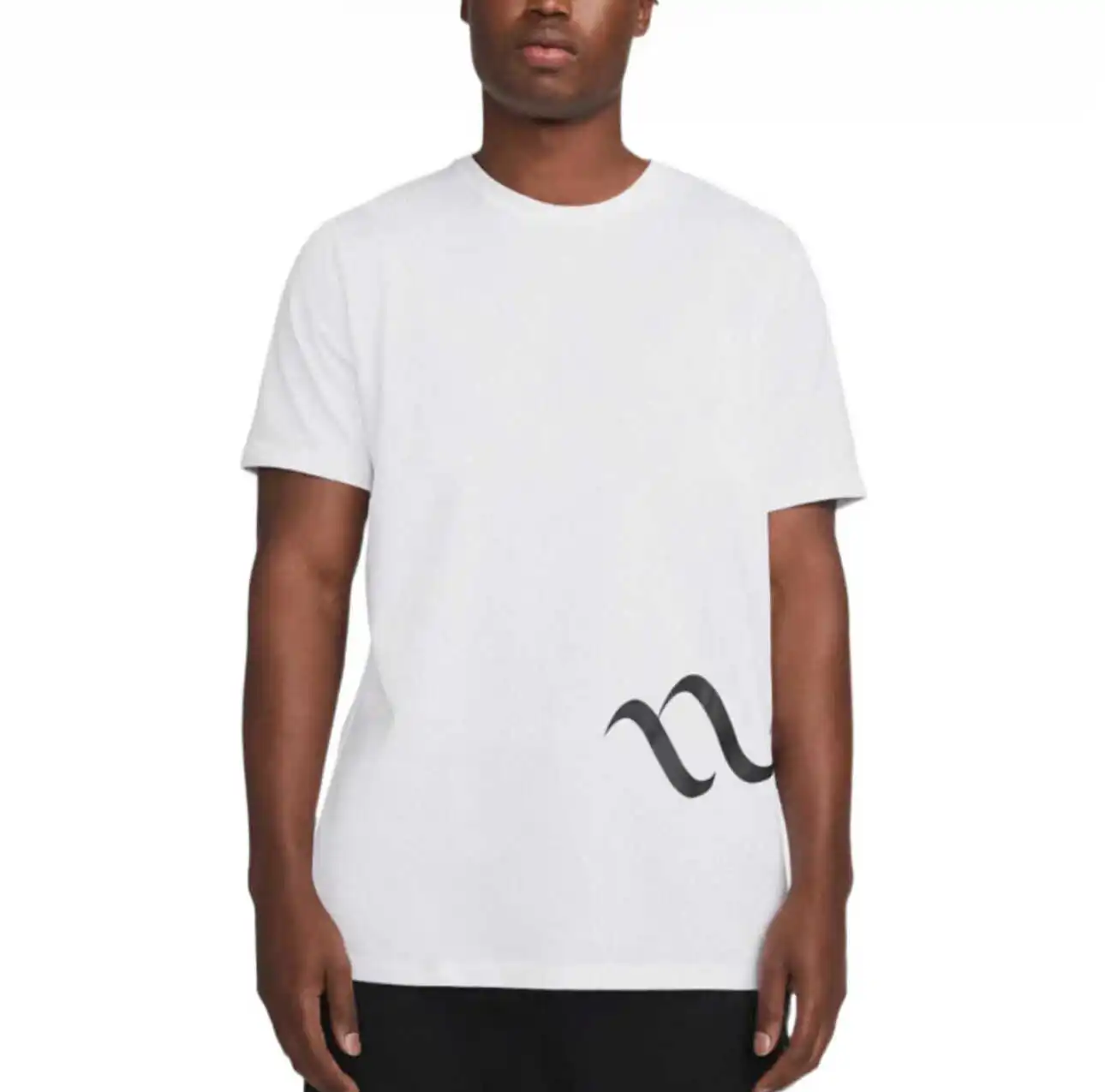 

ort Sve T-irt Drake Pure Cotton Loose Fit Youthful Sle Summer Sportswear round Ne Printed Letter Design