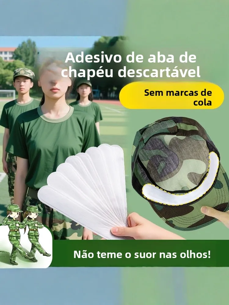 fita-absorvente-de-suor-descartavel-para-aba-de-chapeu-item-essencial-para-alunas-do-ensino-medio-conjunto-completo-para-do