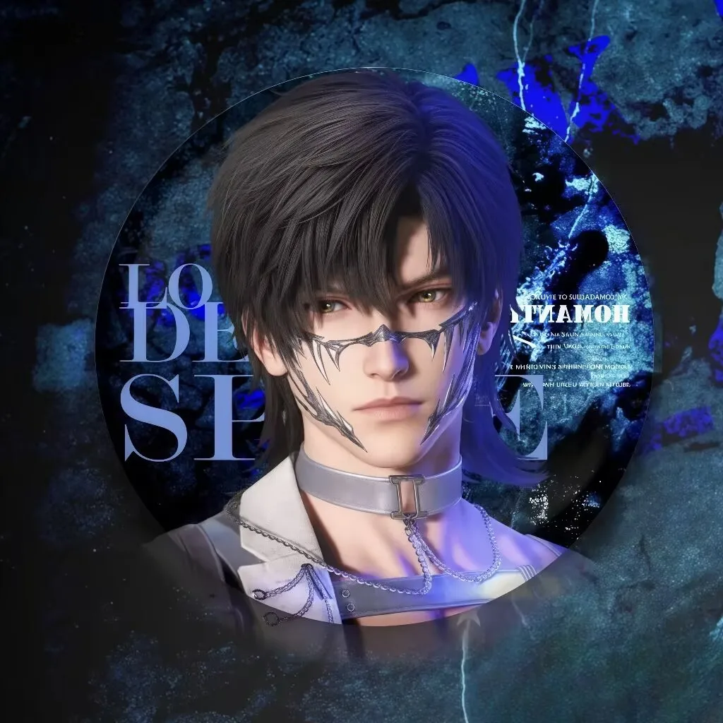 「愛と深宇宙」周辺ロック男性スターシリーズ自作ブリキバーバッジ高外観レベルペンダントギフト Sylus