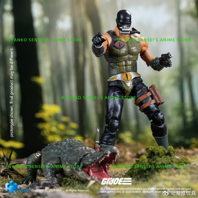 متوفر في المخزون HIYA GIJOE Fiona Master Croc 1/18 شخصيات الأكشن ألعاب أنيمي دمية هدية مزخرفة نماذج هواية المقتنيات