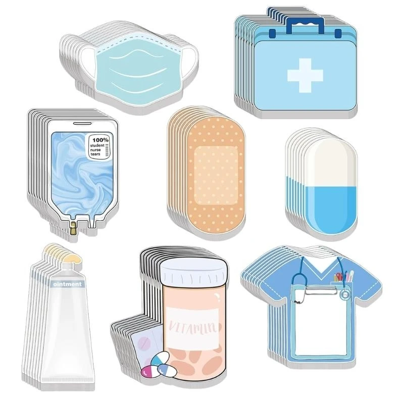 Adheive Notes Pocket Note Paper Notepads for Student Teacher Writing