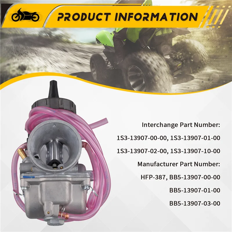 

OB-Motorcycle ATV Motocross Carburettor PWK Carburettor For 200Cc To 250Cc Engine 33Mm Carburettor