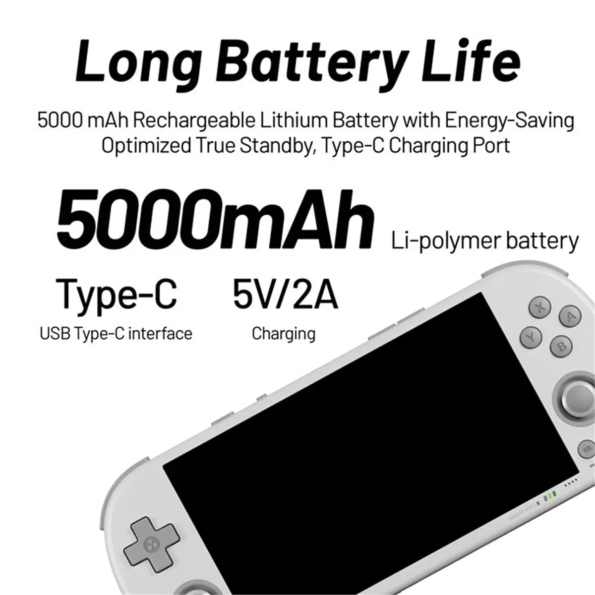A86G NEW Smart Pro S TG5050 Retro Game Console 4.96inch Handheld Game Player Support 30+ Emulators Mini Video Game Console 64GB