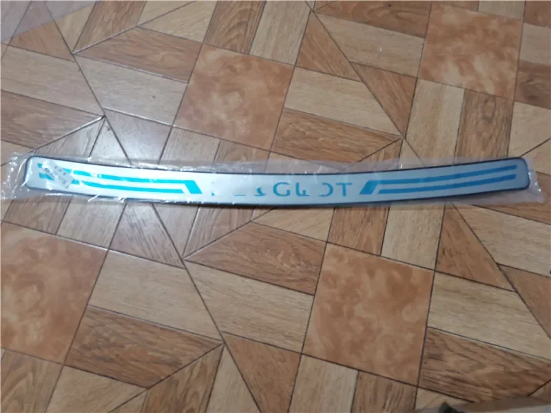 

Для Peugeot 308 2012-2015 пороговое покрытие багажника из нержавеющей стали защита от царапин автомобильные аксессуары