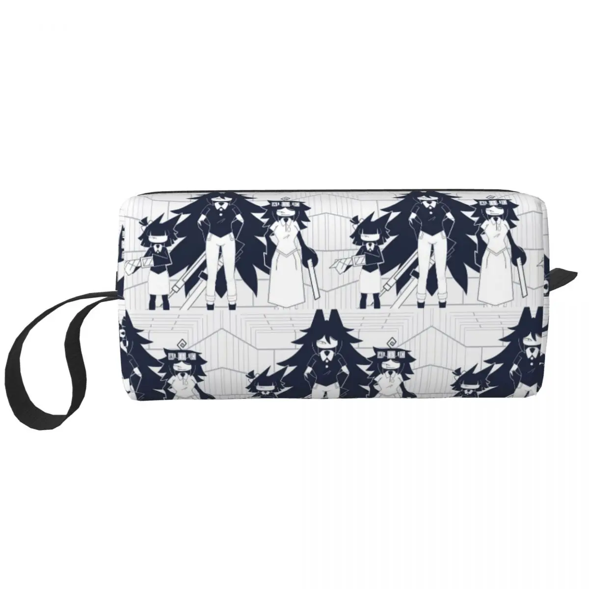 FPE Miss Circle Doodle Cartoon Game Pencil Case for Studen Pen Box Pencil Bag Stationery Supplies Women Cosmetic Bag