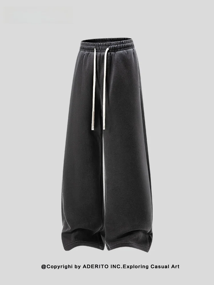 

Bla Loose Men's Straight Leg Pants with Belt American Sle Casual Trousers ITO Brand Cotton Polyester Blend Waterproof