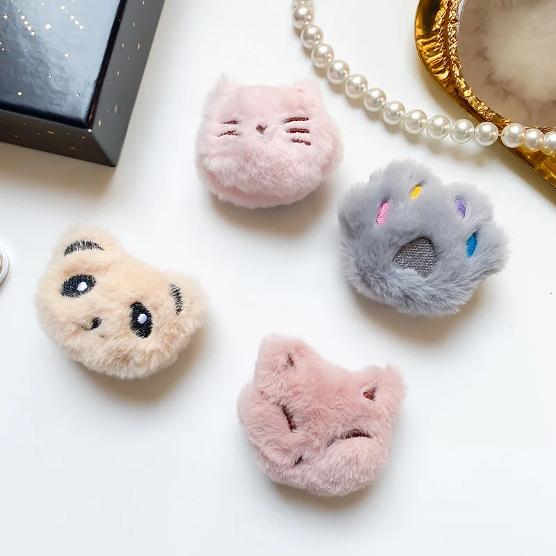 

Милый плюшевый держатель для телефона в виде мультяшного медведя/кошки, подставка-подушка для iPhone, крепление для рабочего стола