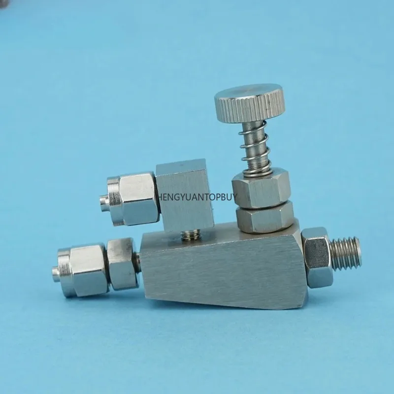 Stainless Steel Atomizer Nozzle Adjustable Siphon Small Flow Stripper Nozzle Mechanical Edge Banding Machine Cleaning Nozzle