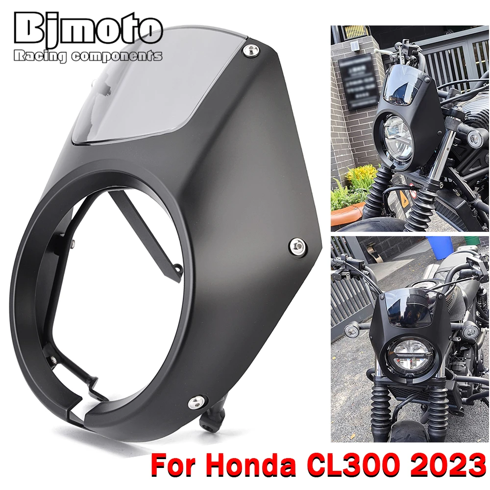 CL SCL 250 300 500 Windshield Front Headlight Headlamp Fairing Guard  For Honda CL/SCL 250 300 500 2023 2024