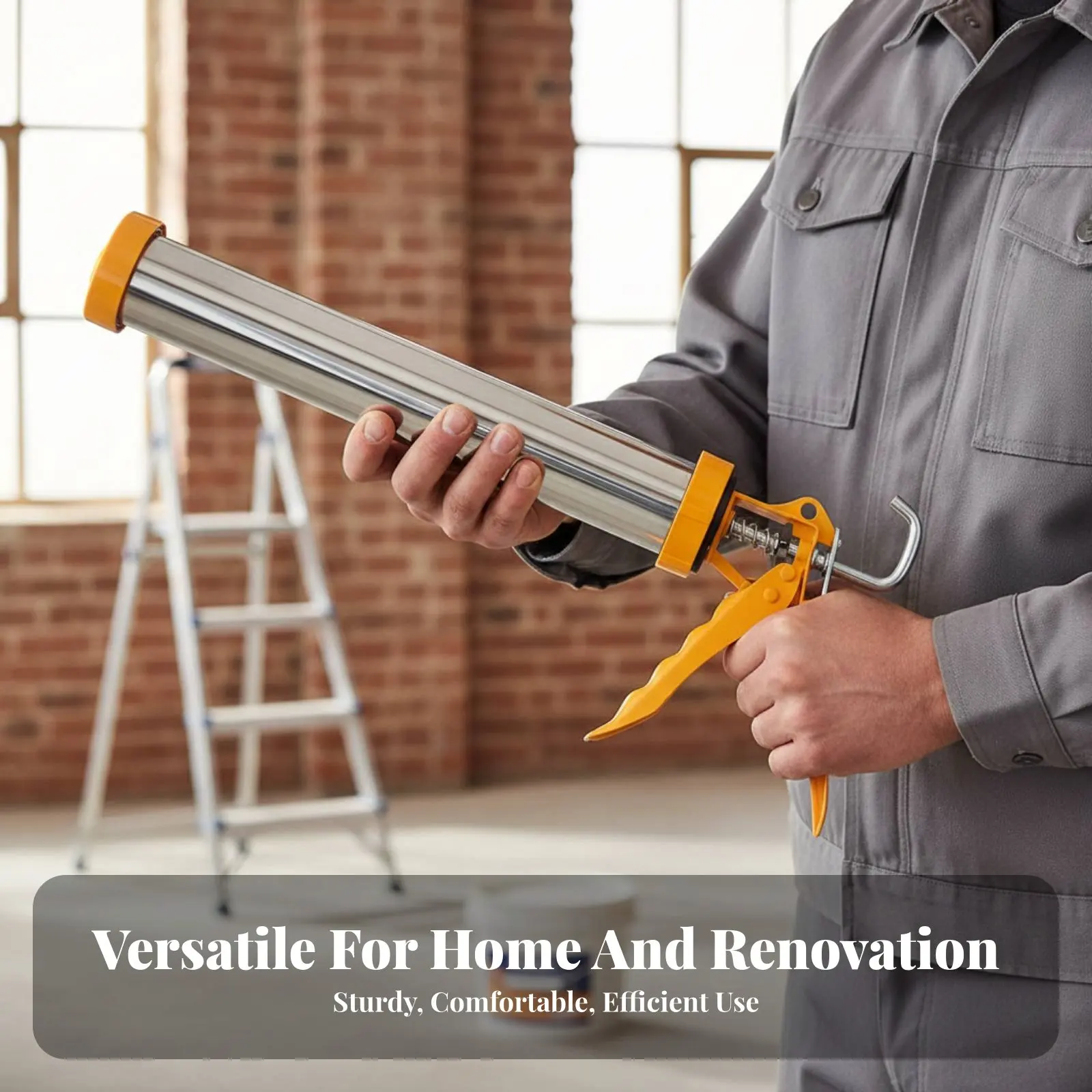 

Caulking 360° Rotation Sealant Construction Tool Rotating Barrel Sturdy Duty for Homeowners, Home Renovation, Roof Repair