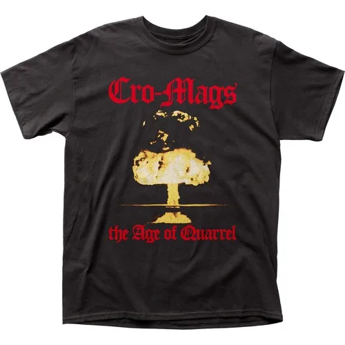 

Мужская футболка Cro-Mags The Age of Quarrel, рок-н-ролльная музыка, классическая группа, черная мужская и женская уличная одежда высокого качества