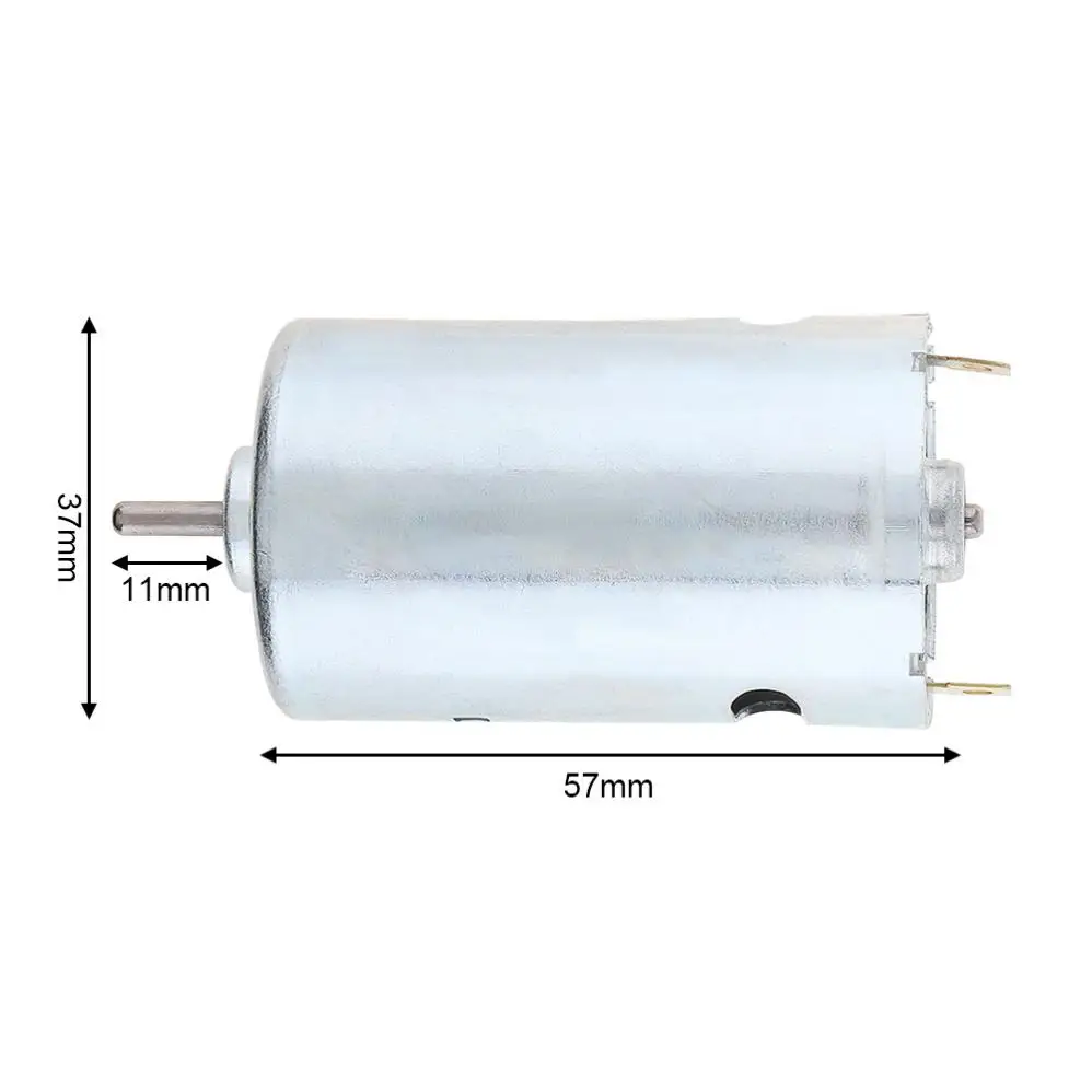 12-36V 555 DC Motor Ball Bearing Motor with High-speed Large Torque for DIY Model Car/Small Drill Micro-machine