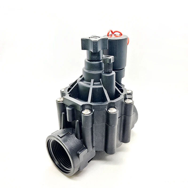 Irrigation Solenoid Valve Sprinkler Nylon Valve With flow rate adjustment knob 220/110/24/12V For gardens lawn, agriculture