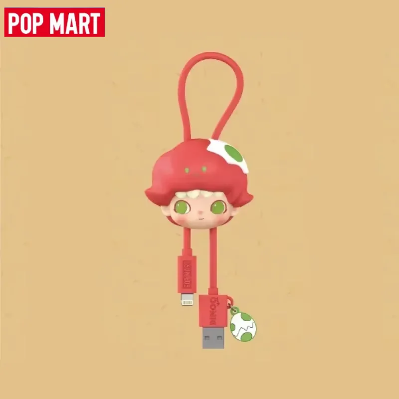 

POP MART DIMOO Серия динозавров Юрского периода Кабель для передачи данных Слепая коробка 14PRO Зарядка TYPE-C Симпатичные аниме-фигурки Украшения Подарочная коллекция