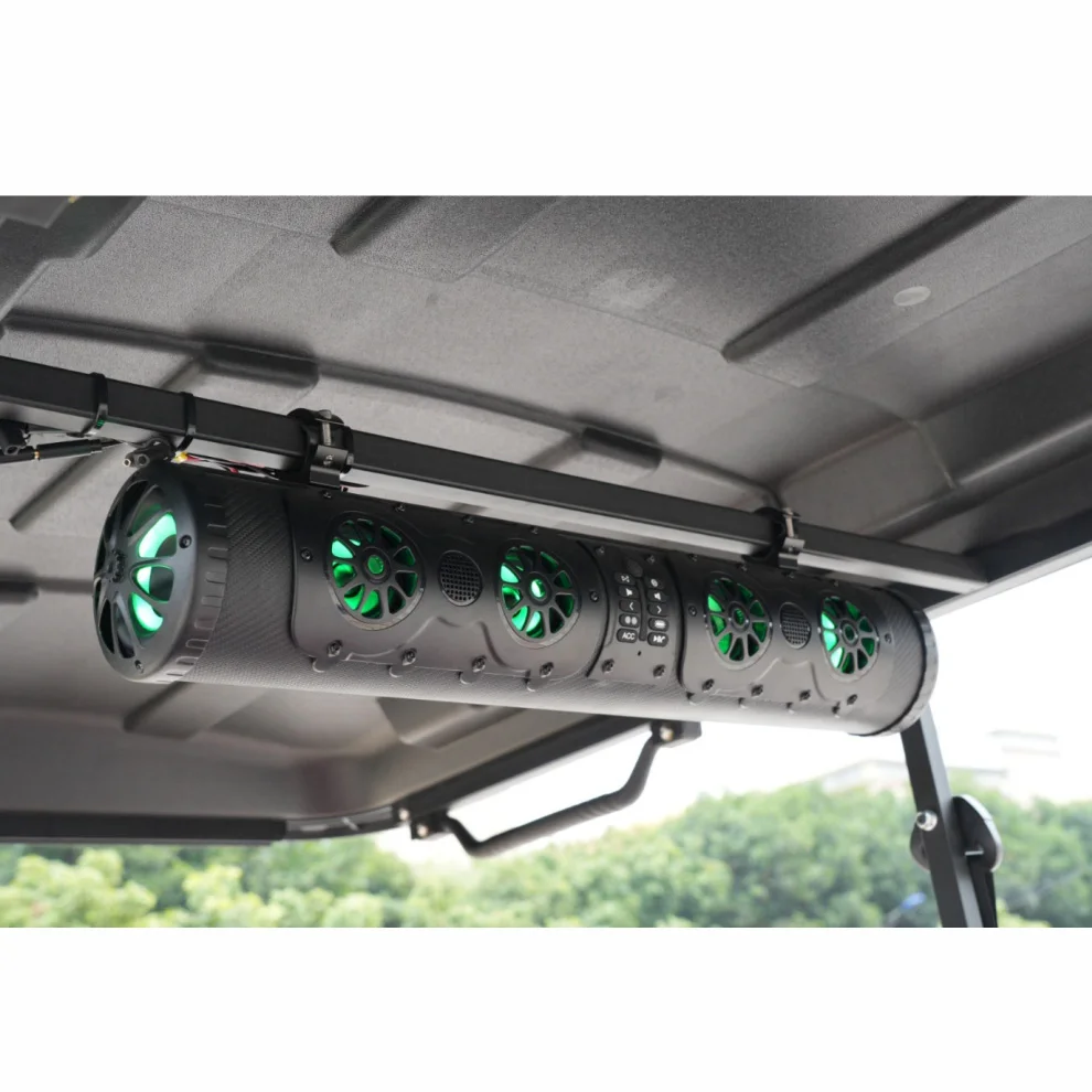 Airow auto Sound bar Outdoor Marine Speaker 27 Inch With Sound and Led Lights Golf Cart UTV ATV Golfcar Speaker