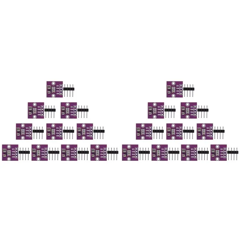 

Модуль A37T-AHT20+BMP280 для измерения температуры, влажности и давления воздуха, цифровой датчик температуры, влажности и давления воздуха, 20 шт.