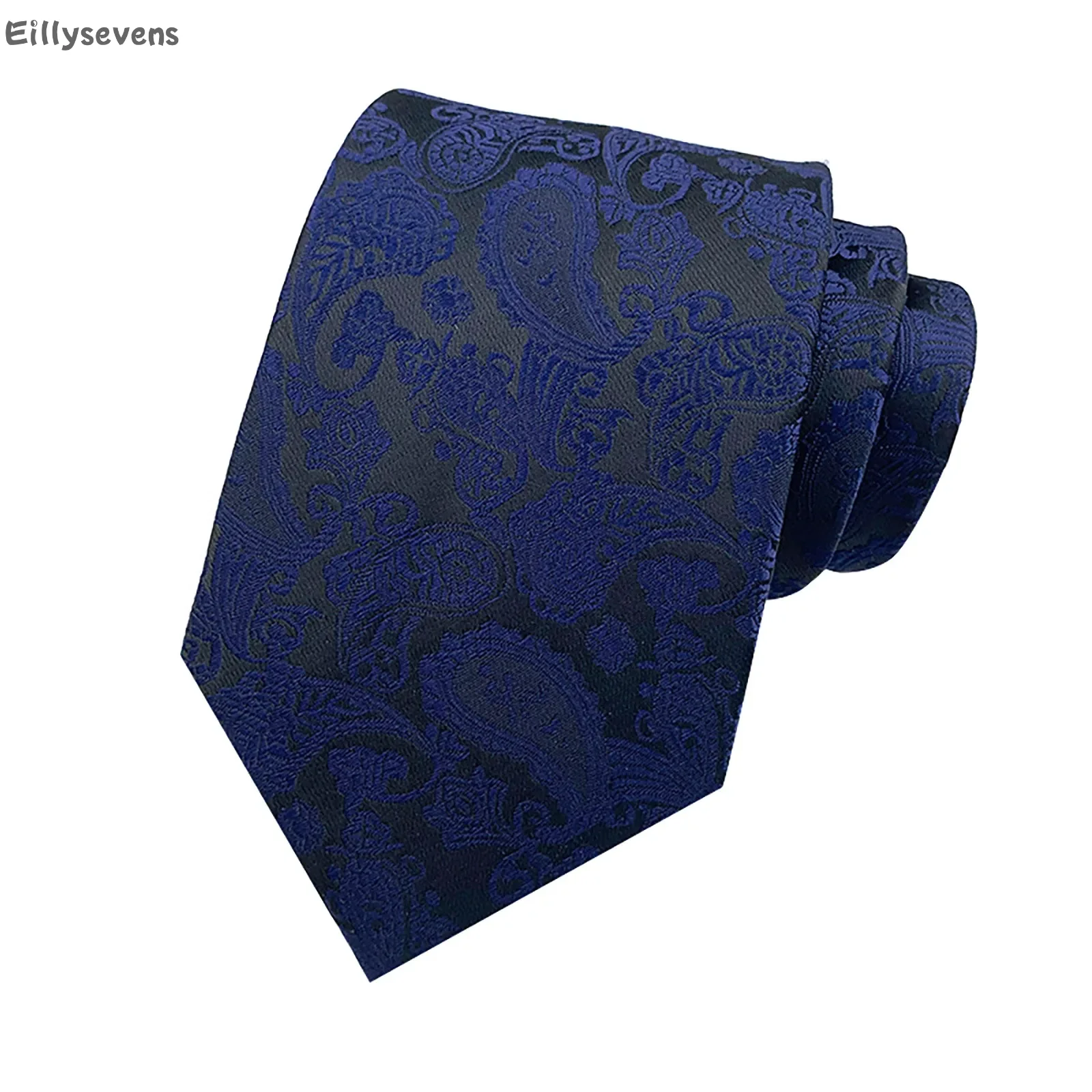 Tie men's polyester jacquards fabric tie Necktie For Wedding Party Business temperament Casual suit  tie corbatas paras hombre