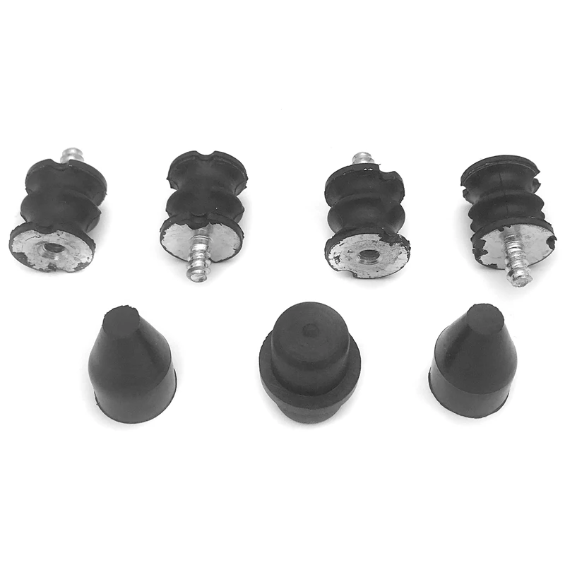 7Pcs Rubber Front Handle Isolator Buffer Shock Mount Elements Set Kit Fit For Husqvarna 136 137 141 142 Chainsaw Parts