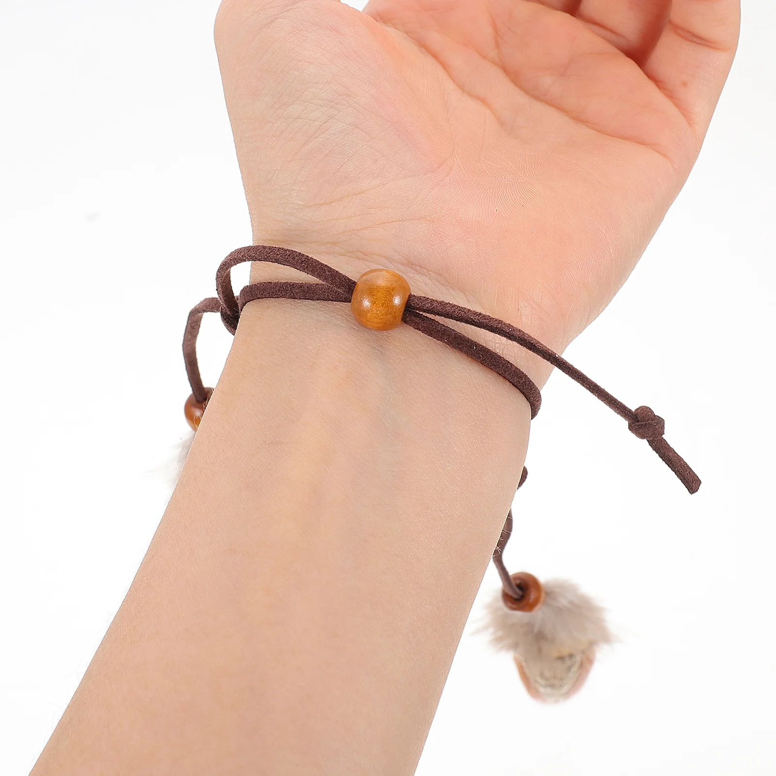 

Hairband Bracelet Set Plume Headband Elegant Accessories Women Bohemian Headdress 70s Costumes Photography Party Wedding