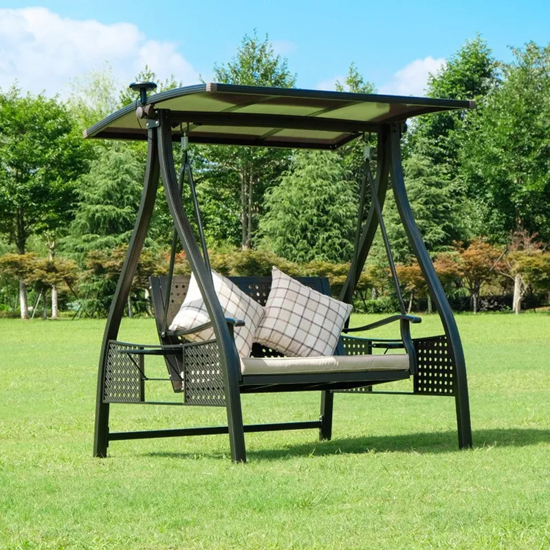 All-aluminum solar swing outdoor rocking chair courtyard garden balcony hanging basket hanging chair cradle chair swing