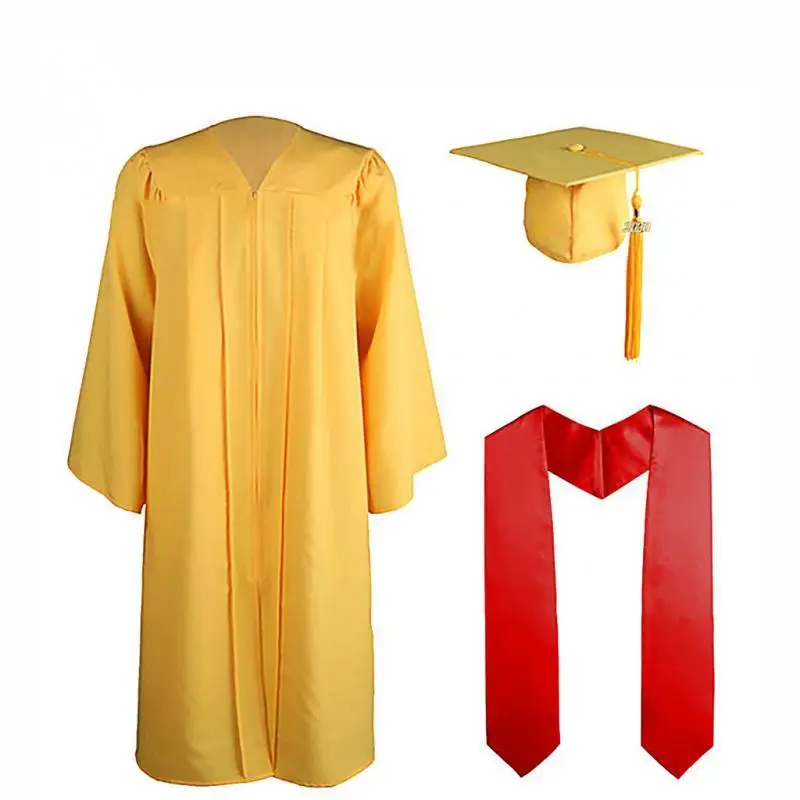 Robe d'Uniforme de Remise de Diplôme, Costume Académique Unisexe, pour la Cérémonie de Remise de Diplôme, Nouvelle Collection 2024