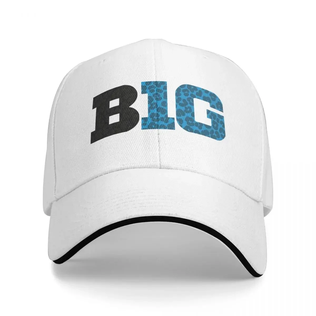 

Сине-черная кепка с рисунком гепарда BIG TEN, повседневные бейсболки, регулируемая шляпа, летние бейсболки унисекс в стиле хип-хоп