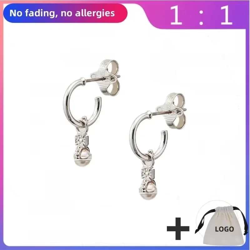 High Version 2024 New LAYL Mini Pearl Saturn Ear Ring Female