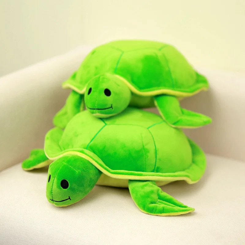 

Cute Cartoon Turtle Plush Toy Green Tortoise Sea Turtle Stuffed Doll Soft Plush Pillow Cushion Kids Sleeping Companion Gift