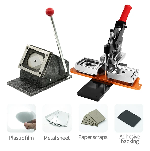 2025 Rectangle 90*65mm Shape Fridge Magnet Button Badge Making Machine 90*65mm Size DIY Button Maker