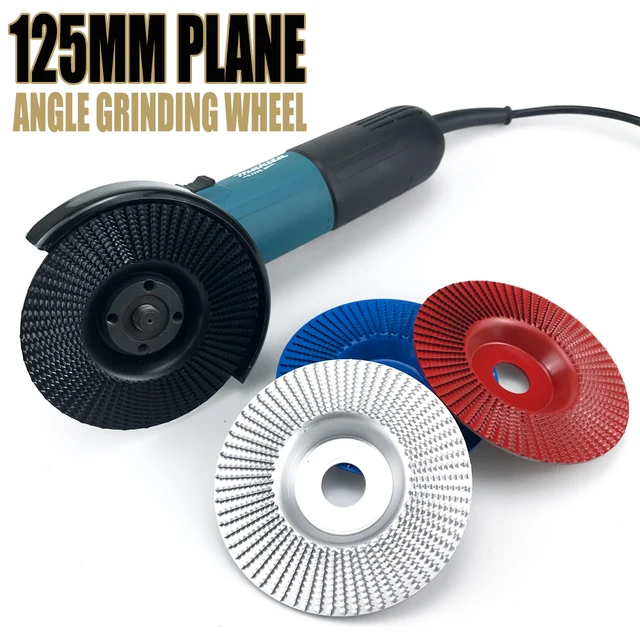 125mm Plane Bevel Angle Grinding Wheel Woods Polishing Wheel  Wood Carving Sanding Tool Abrasive Disc Tools for Angle Grinder 2