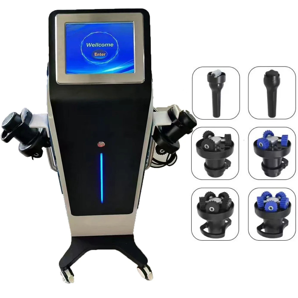 

6IN1 G12 Body Slimming Vibration Massager Machine Fitness Inner Roller 360 Vibrating Massager Machine Anti Cellulite Fat Removal