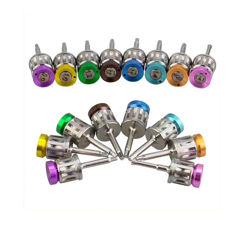 1Pc Dental Implant Manual Screwdriver Teeth Prosthetic Restoration Hex Driver 0.9‑1.4mm NOB ITI System Short Long Shank 10‑70Ncm