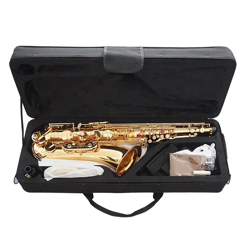 Aiersi marca instrumentos de vento personalizados alto sax saxofone dourado fábrica fornece diretamente instrumentos de vento para venda