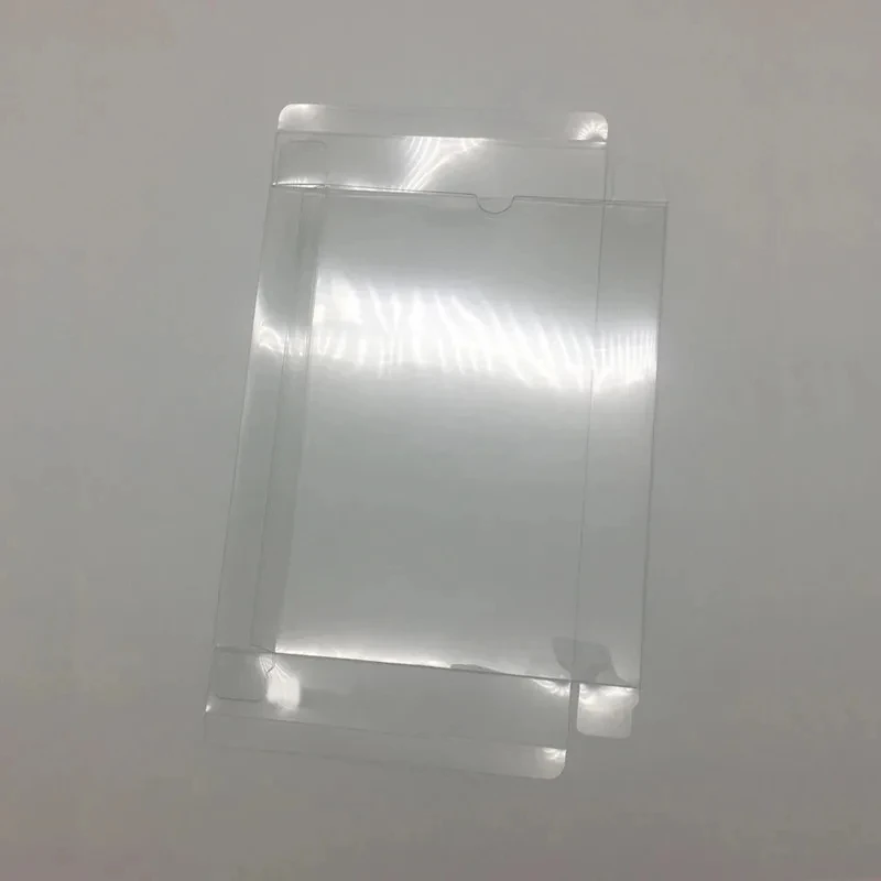 200pcs Transparent Display PET plastic box For S-F-C Japan game Protection storage cover